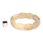 Cristal Rutile - Bracelet Carré n° 05912