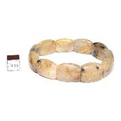 Cristal Rutile - Bracelet Carré n° 05916