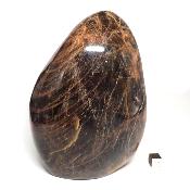 Pierre de Lune Noire Forme Libre 15578