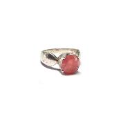 Rhodochrosite Bague en Argent 20106