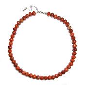 Jaspe Rouge Collier Boule