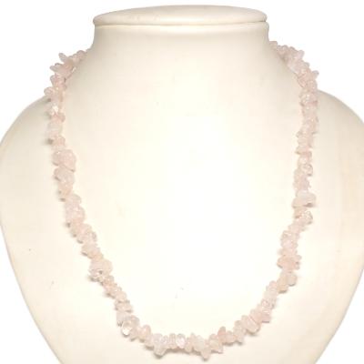 Quartz Rose Collier Baroque