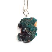 Dioptase Pendentif Pierre Brute - 05204