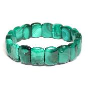 Malachite - Bracelet Carré n° 05890