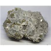 Calcite sur Galène et Pyrite 11604