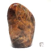 Pierre de Lune Noire Forme Libre 15576