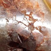 Cornaline chauffée forme libre 15651