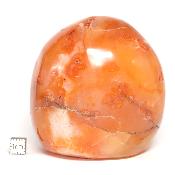 Cornaline chauffée forme libre 15653