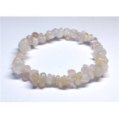 Quartz Rose Bracelet Baroque