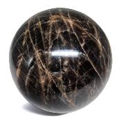 Pierre de Lune Noire Boule 04533