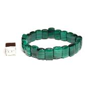 Malachite - Bracelet Carré n° 05882