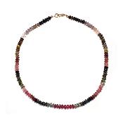 Tourmaline Multicolore Collier 15130