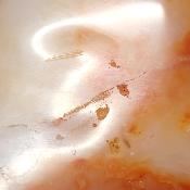 Cornaline chauffée forme libre 15660