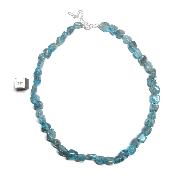 Apatite Bleue Collier Roulé