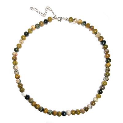 Jaspe Orbiculaire Collier Boule