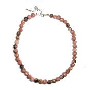 Rhodonite Collier Roulé