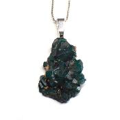 Dioptase Pendentif Pierre Brute - 05206