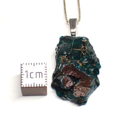 Dioptase Pendentif Pierre Brute - 05207