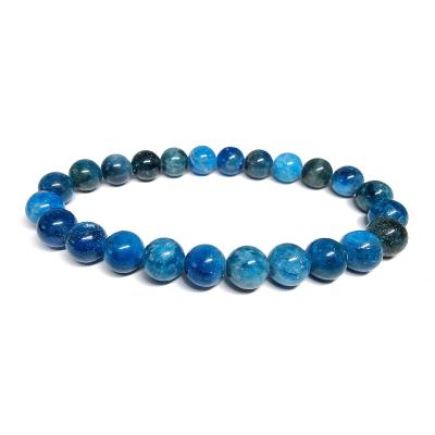 Apatite Bleue Bracelet Boule