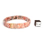 Rhodochrosite Bracelet Carré n° 04766