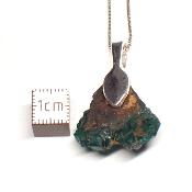 Dioptase Pendentif Pierre Brute - 05210