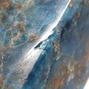 Apatite Bleue - Pointe Unique Polie n° 05791