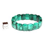 Malachite - Bracelet Carré n° 05890