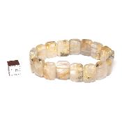 Cristal Rutile Bracelet Carré 05924