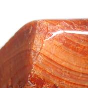 Cornaline chauffée forme libre 15650