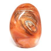 Cornaline chauffée forme libre 15655