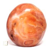 Cornaline chauffée forme libre 15658