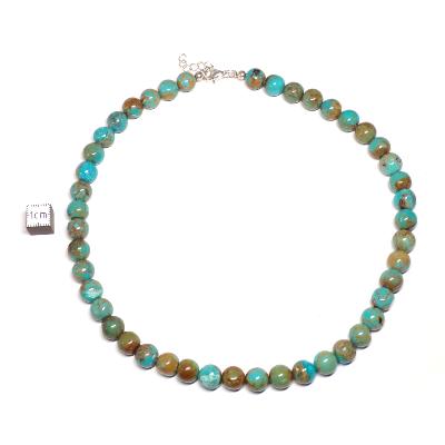 Turquoise de Chine Collier roulé 04908