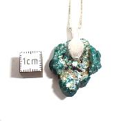 Dioptase Pendentif Pierre Brute - 05208