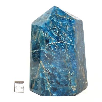 Apatite Bleue - Pointe Unique Polie n° 05771