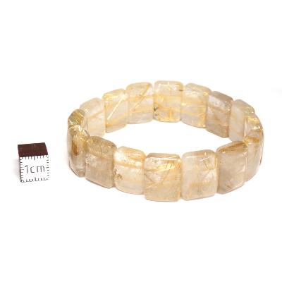 Cristal Rutile - Bracelet Carré n° 05920