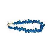 Création Pétales Apatite Bleue Bracelet 15099