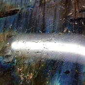 Labradorite pendentif disque 15340