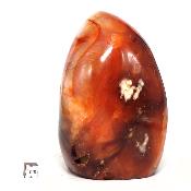 Cornaline chauffée forme libre 15493