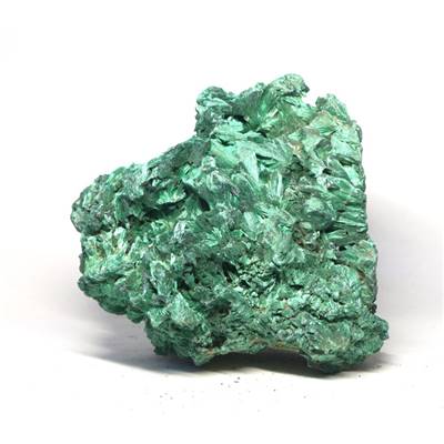 Malachite Fibreuse Pierre Brute 18022