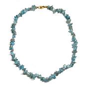 Apatite Bleue Collier Baroque