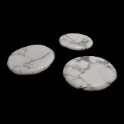 Howlite Pierre Pouce (Worry Stones)