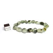 Préhnite Inclusions Epidote Bracelet Mini Roulé