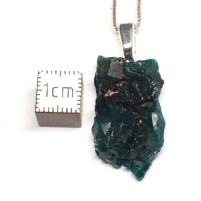 Dioptase Pendentif Pierre Brute - 05205