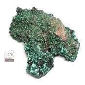 Malachite Fibreuse Pierre Brute n° 05977