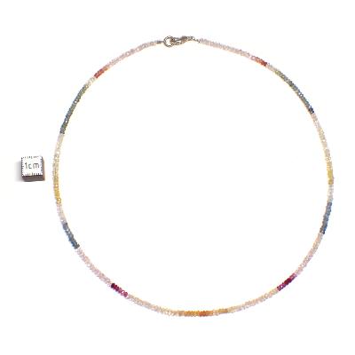 Saphir Multicolore - Collier n° 15120