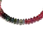 Tourmaline Multicolore Collier 15130