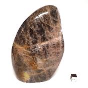 Pierre de Lune Noire Forme Libre 15580