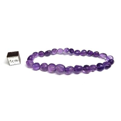 Améthyste du Brésil Bracelet Mini Roulé