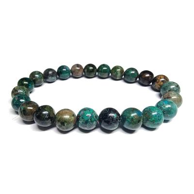 Chrysocolle Foncé Bracelet Boule 