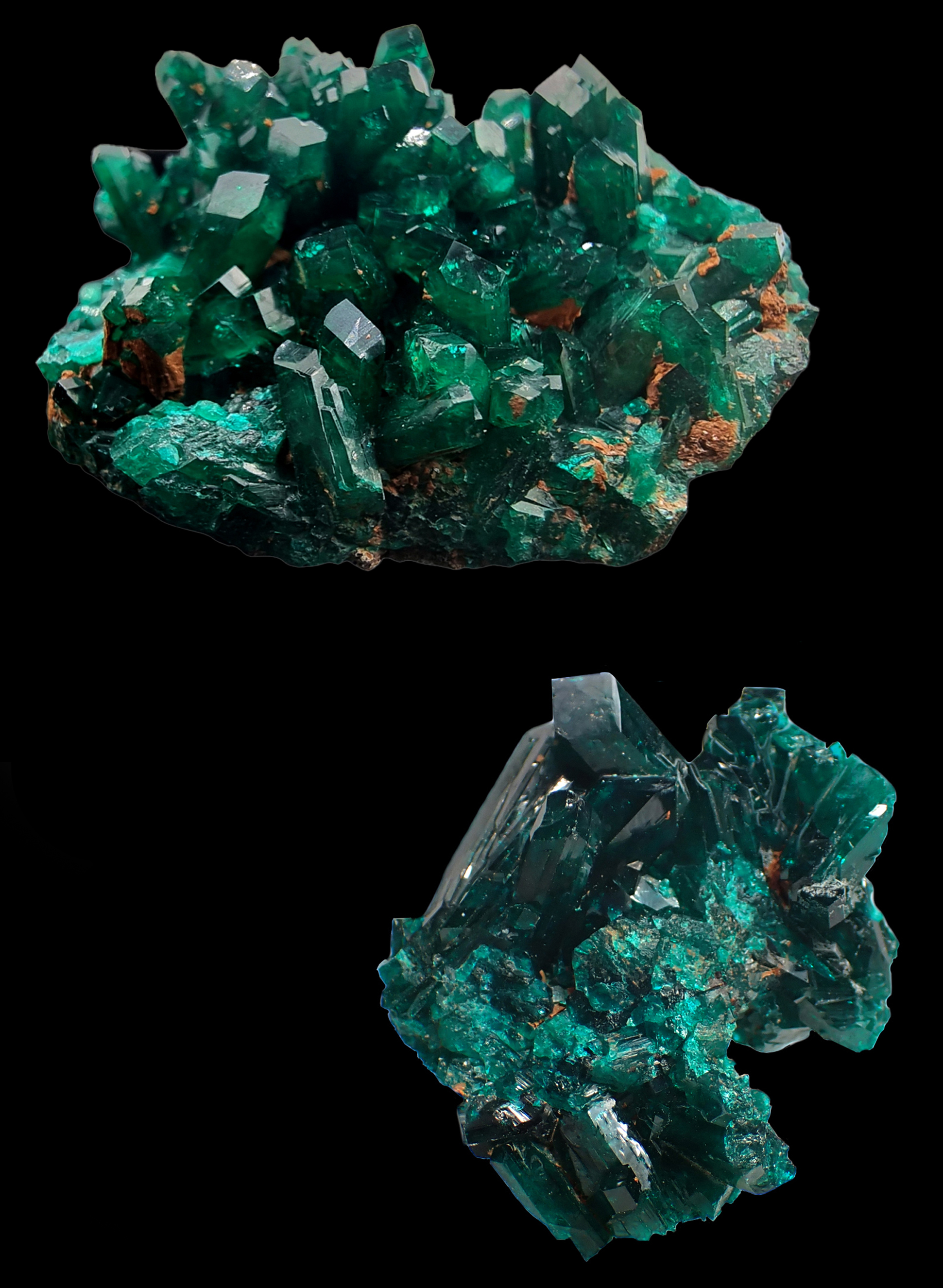 Photo de Dioptase en pierre brute